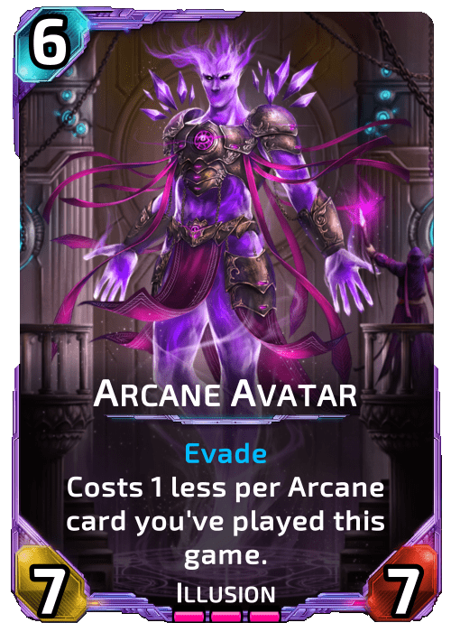 Nova Blitz - Arcane Avatar - Costs 1 less per Arcane card you