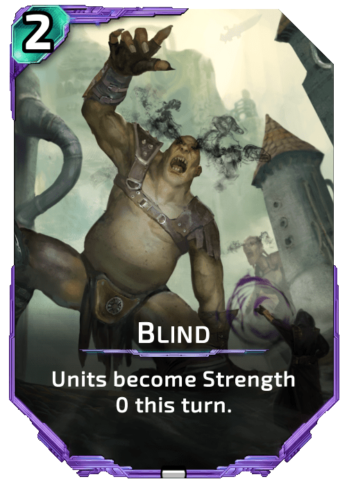 Nova Blitz - Blind - Units become Strength 0 this turn