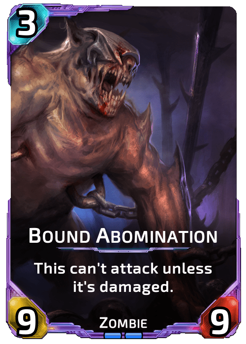 Nova Blitz - Bound Abomination - This can