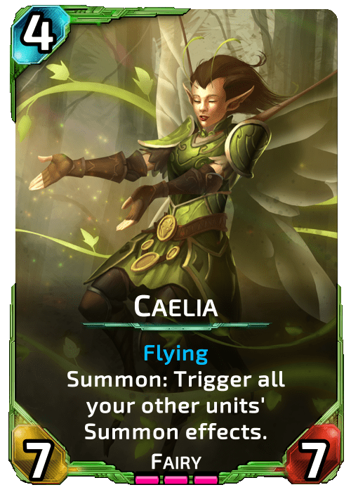 Caelia Nova Blitz - Caelia - Summon: Trigger all your other units