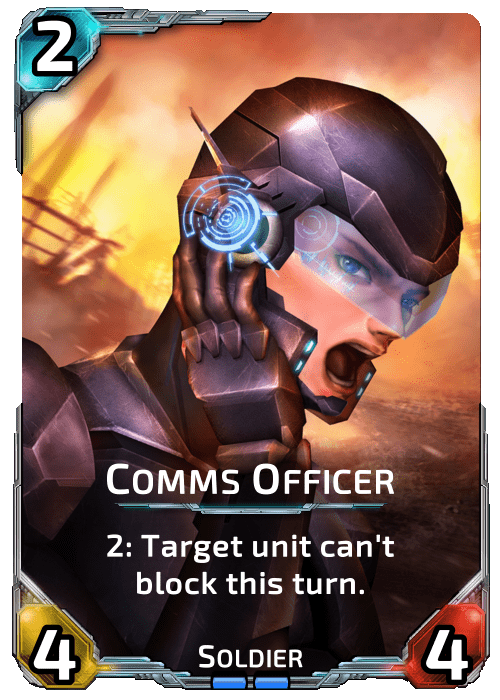 Nova Blitz - Comms Officer - 2: Target unit can