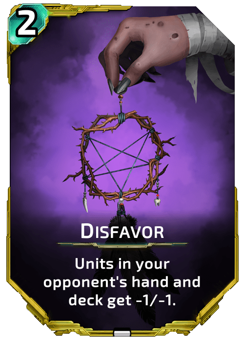 Disfavor Nova Blitz - Disfavor - Units in your opponent