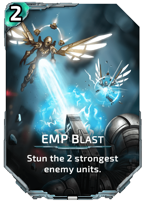 Emp Blast Nova Blitz - Emp Blast - Stun the 2 strongest enemy units.
