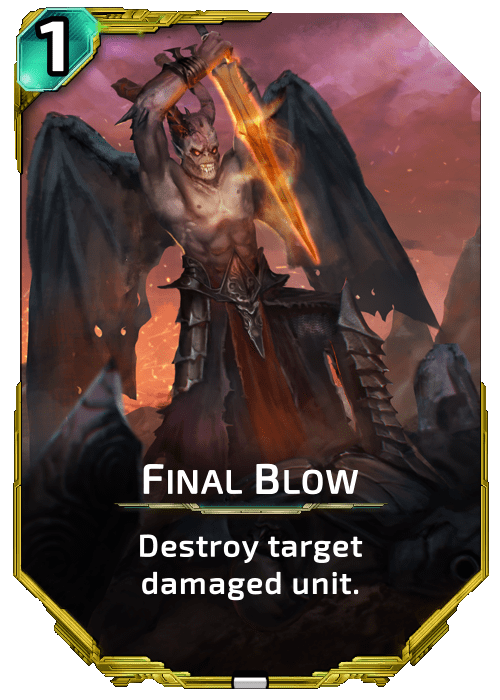 Nova Blitz - Final Blow - Destroy target damaged unit.