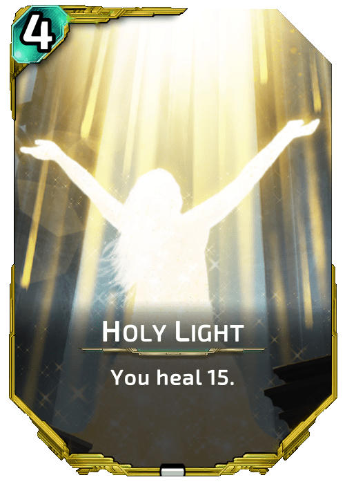 Nova Blitz - Holy Light - You heal 15.