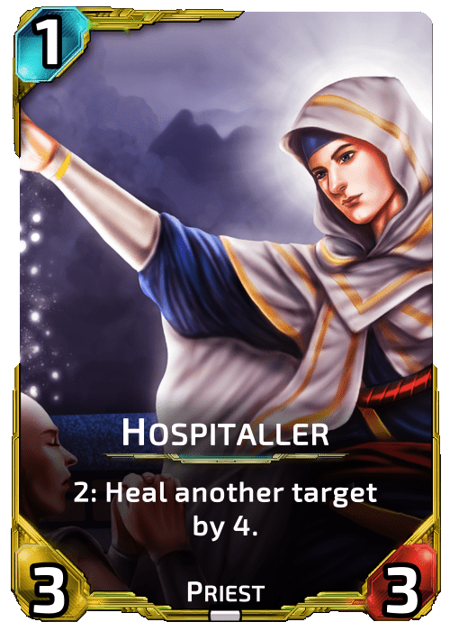 Nova Blitz - Hospitaller - 2: Heal another target by 4.