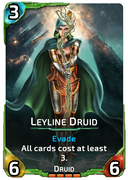 Leyline Druid Nova Blitz - Leyline Druid - All cards cost at least 3.