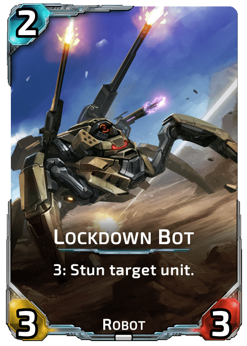 Lockdown Bot Nova Blitz - Lockdown Bot - 3: Stun target unit.