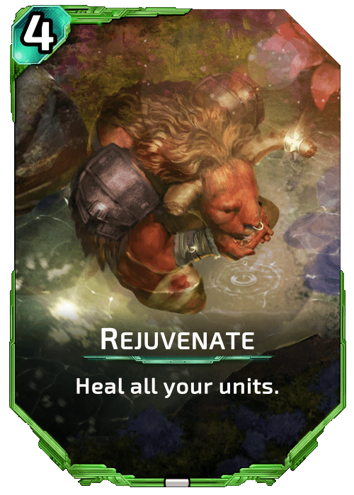 Nova Blitz - Rejuvenate - Heal all your units.