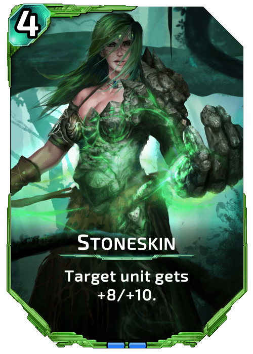 Stoneskin Nova Blitz - Stoneskin - Target unit gets +8/+10.