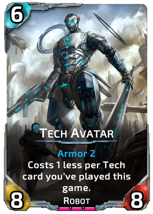 Nova Blitz - Tech Avatar - Costs 1 less per Tech card you