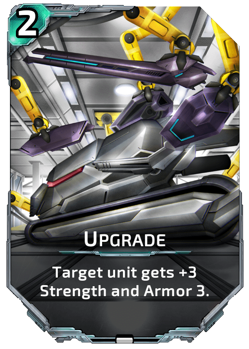 Nova Blitz - Upgrade - Target unit gets +3 Strength and Armor 3.