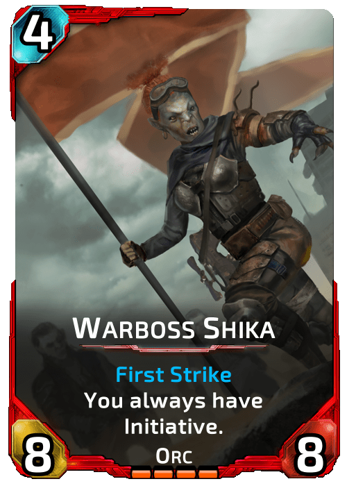 Warboss Shika Nova Blitz - Warboss Shika - You always have initiative.